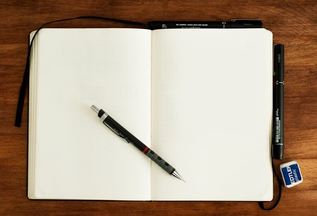 author editing manuscript